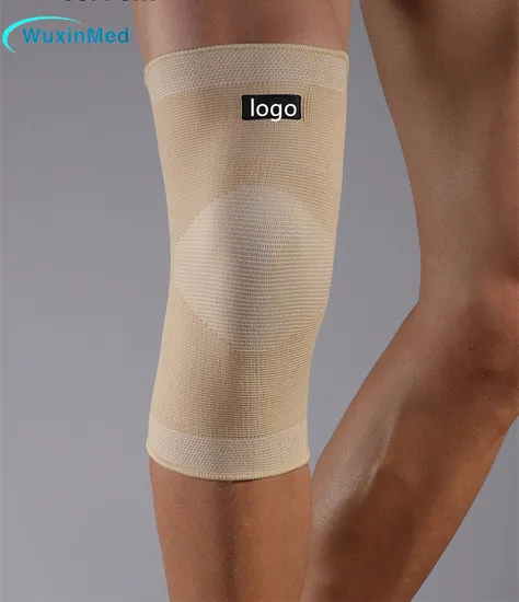 Functional Gym Knee Sleeve Mechanical Elastic Knit Compression Climbing Sports Knee Elbow Support Brace