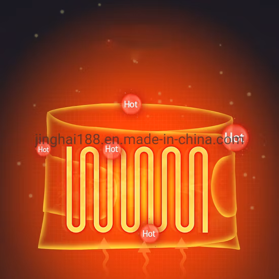 3-Speed Temperature Control Intelligent Front and Back Heated Waist Support, Electric Heating Waistbelt