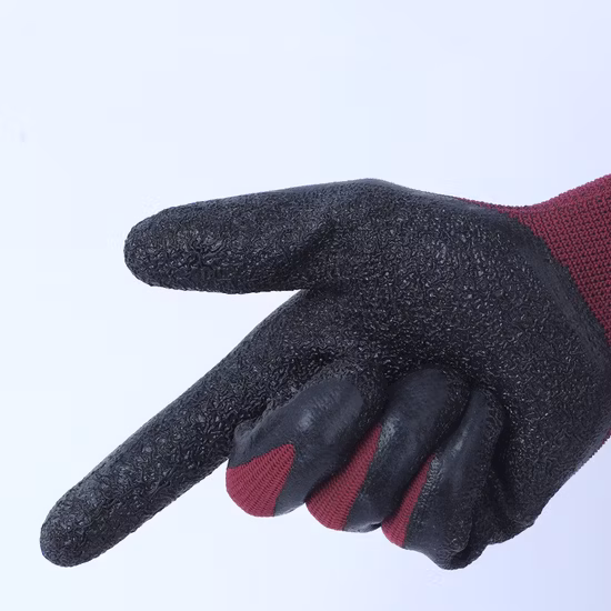 Working Satety Winter Foam Latex Coated Gloves Men Workout Safety Gloves